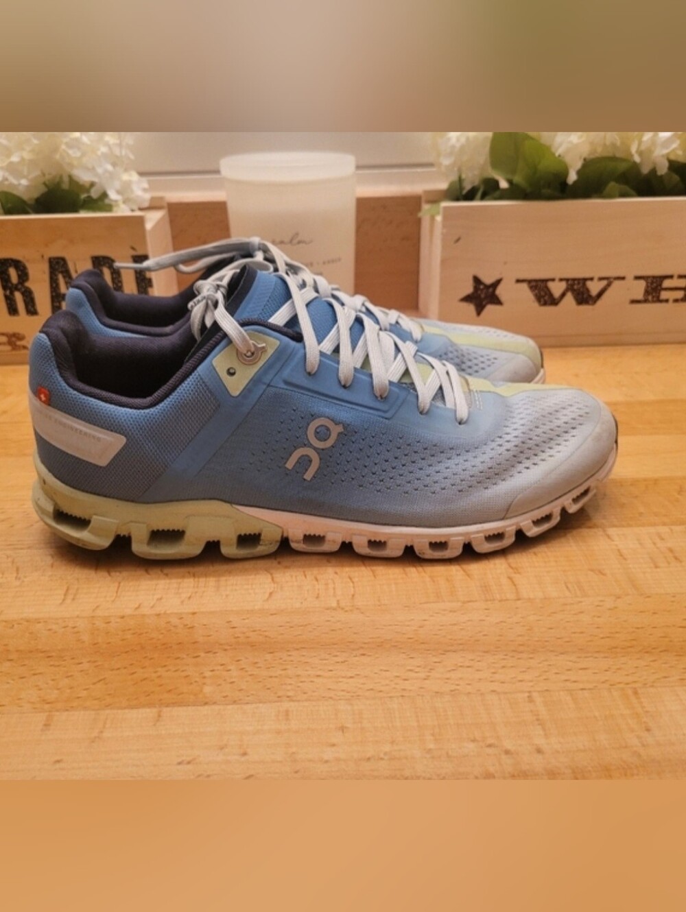 On Running Women's Cloudflow 3.0 Running Shoes Niagara / Meadow Blue Size 9